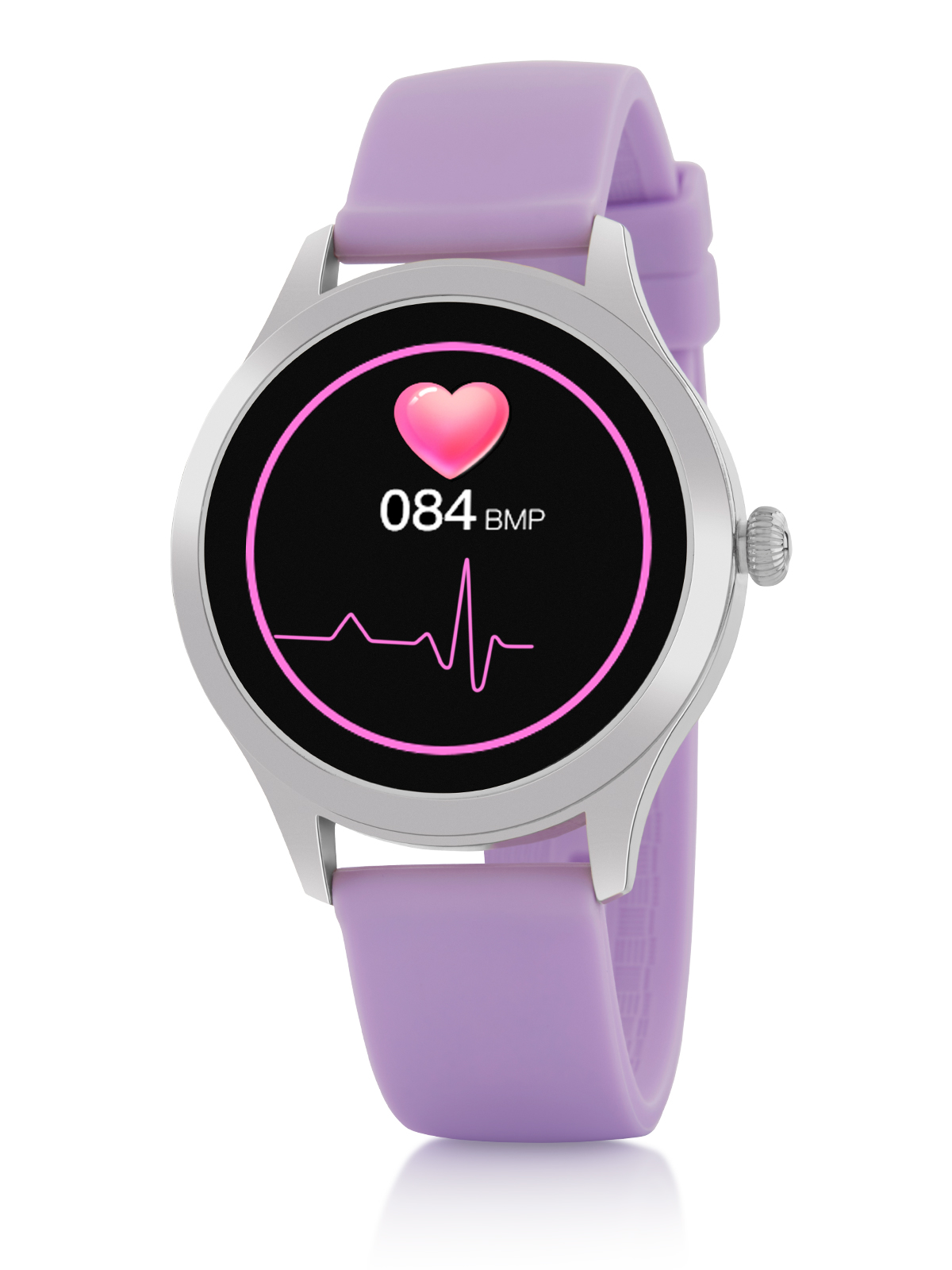 Reloj Marea Smart Correa malla acero+caucho lila B59005/4 - joyeria azofra