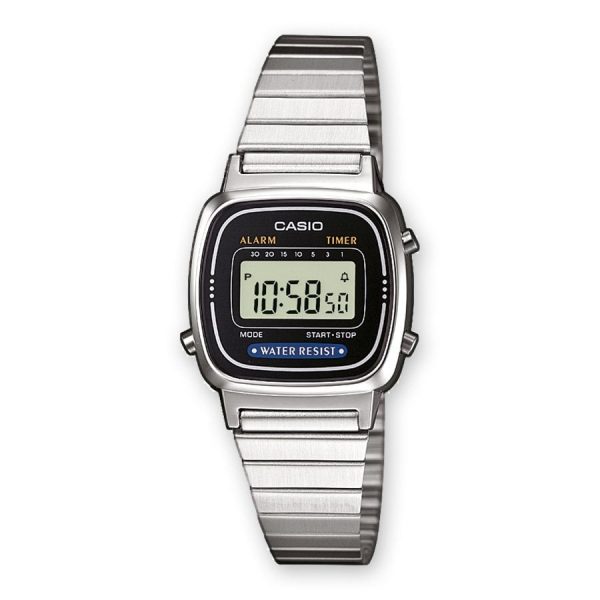 Reloj Casio Vintage Mujer De acero tamaño pequeño LA670-WEA-1EF