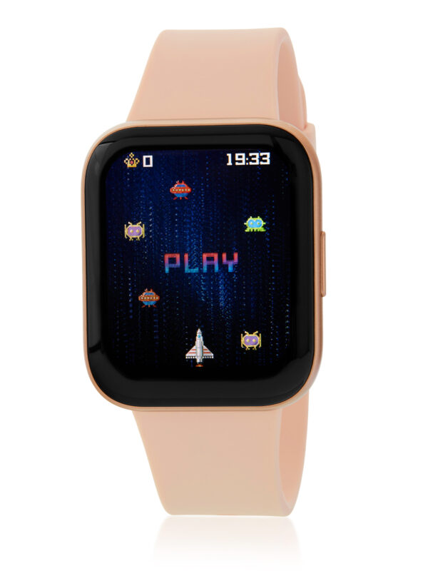 Reloj Marea Smart Correa caucho rosa y caja rose B57013/3