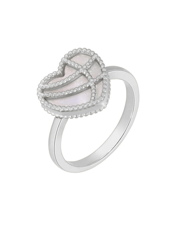 Anillo Marea LOVE Corazón nácar plata D02906/AD