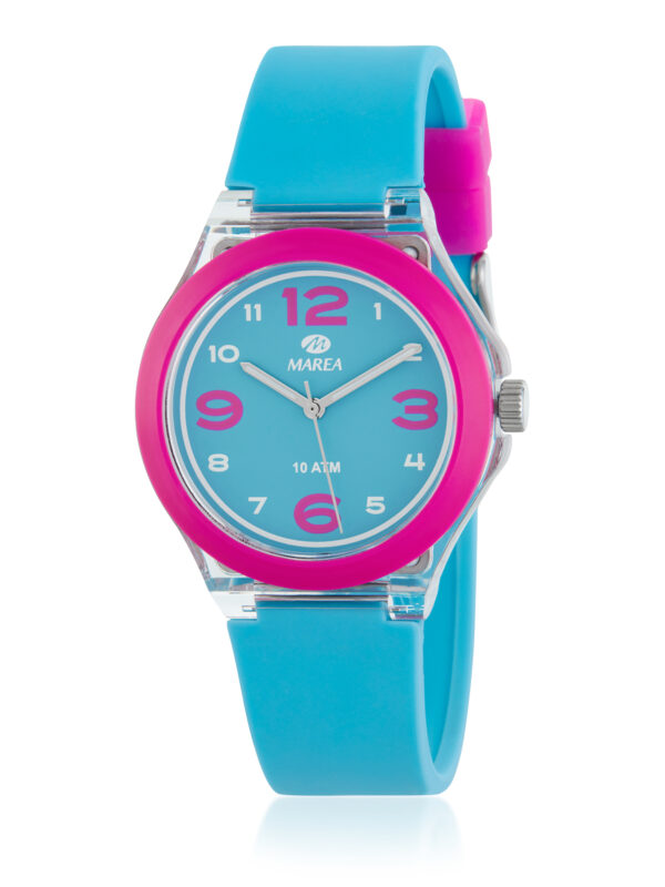 Reloj Marea Mujer Silicona turquesa y fucsia B35355/3