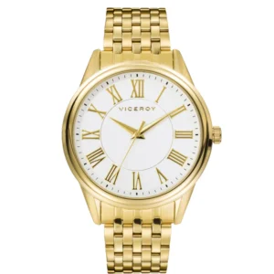Reloj Viceroy de hombre Grand 3 agujas de acero con IP dorado REF: 401151-03