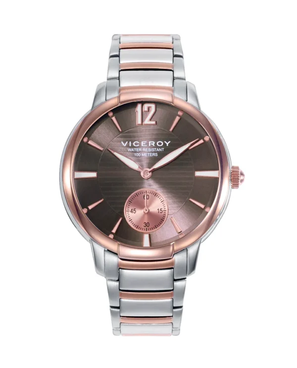 Reloj Viceroy de Mujer Chic caja y brazalete bicolor en acero e Ip rosa 401202-15