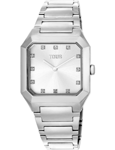 TOUS KARAT SQUARED SS BRAZALETE  Acero brillante/esfera cuadrada 200351050