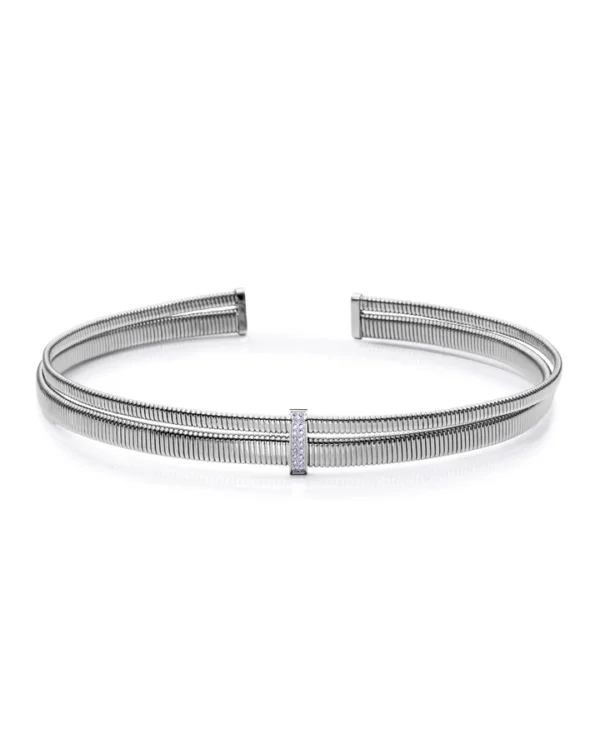 Collar Viceroy doble de acero colección Laura Escanes tubogas 75392C01000