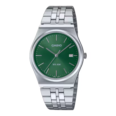 Reloj Casio Timeless Collection Brazalete acero y esfera verde MTP-B145D-3AVEF