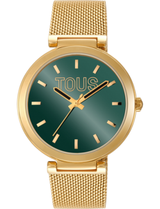 TOUS S-MESH MIRROR IPG ESFERA VERDE /Esterilla dorada 3000142600