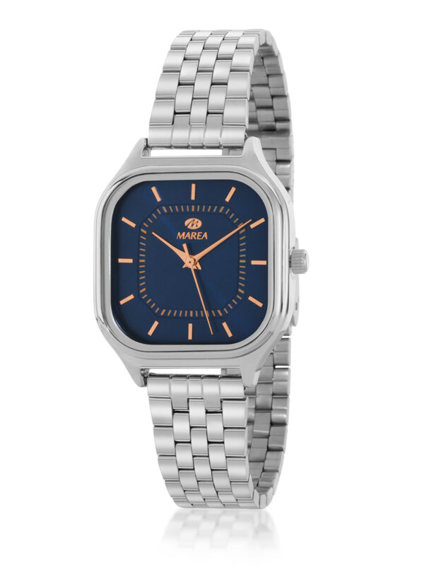 Reloj Marea Mujer Acero esfera cuadrada color azul oscuro B41381/4