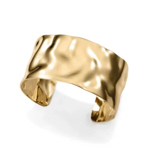 Pulsera Viceroy de mujer de acero Ip dorado rígida abierta  15157P01012