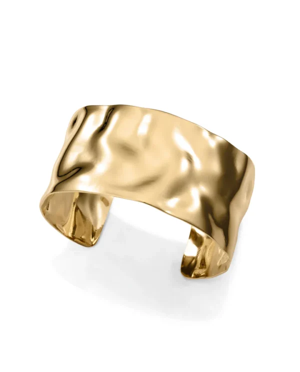 Pulsera Viceroy de mujer de acero Ip dorado rígida abierta  15157P01012