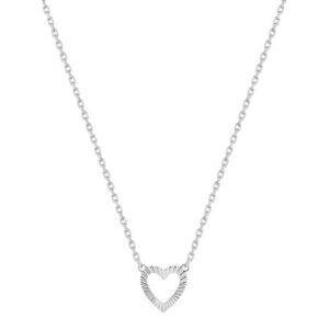 Collar plata de ley corazón 332828