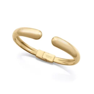 Pulsera Viceroy de mujer de acero Ip dorado rígida con bisagra 75398P01012