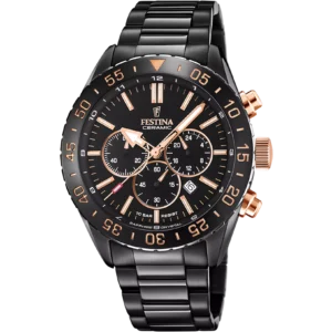 Reloj de hombre Festina Ceramic Acero negro F20577/1