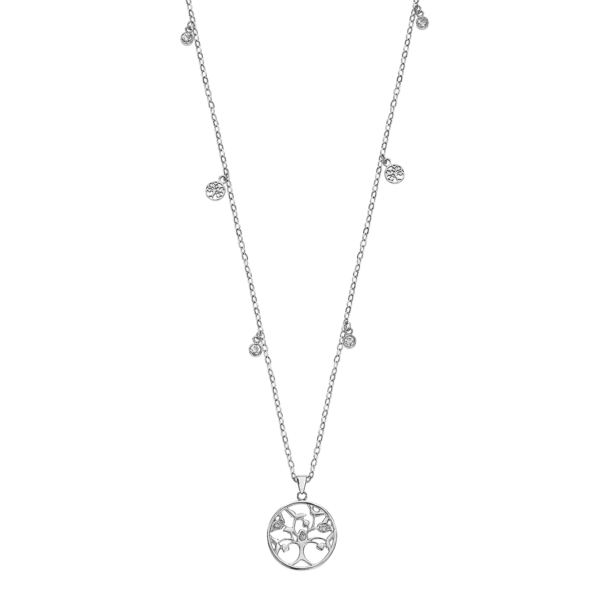 Collar Lotus Style Old Money  árbol de la vida acero inoxidable, mujer LS2600-1/1