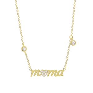 Collar mamá Lotus Silver Mother'S Love LP3948-1/2 plata color dorado