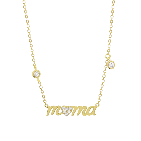 Collar mamá Lotus Silver Mother'S Love LP3948-1/2 plata color dorado