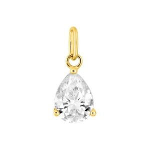 Colgante Oro amarillo y circonita en forma de lágrima 8192.3Z
