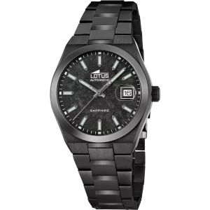 Reloj Lotus Automatic 19063/1 negro brazalete de acero inoxidable, hombre